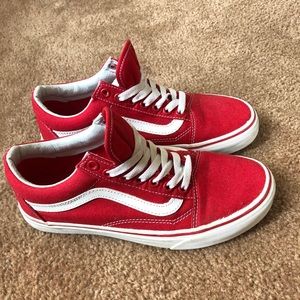 Red Vans Old Skool